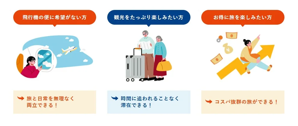 ゆる旅はこんな方におすすめ☝