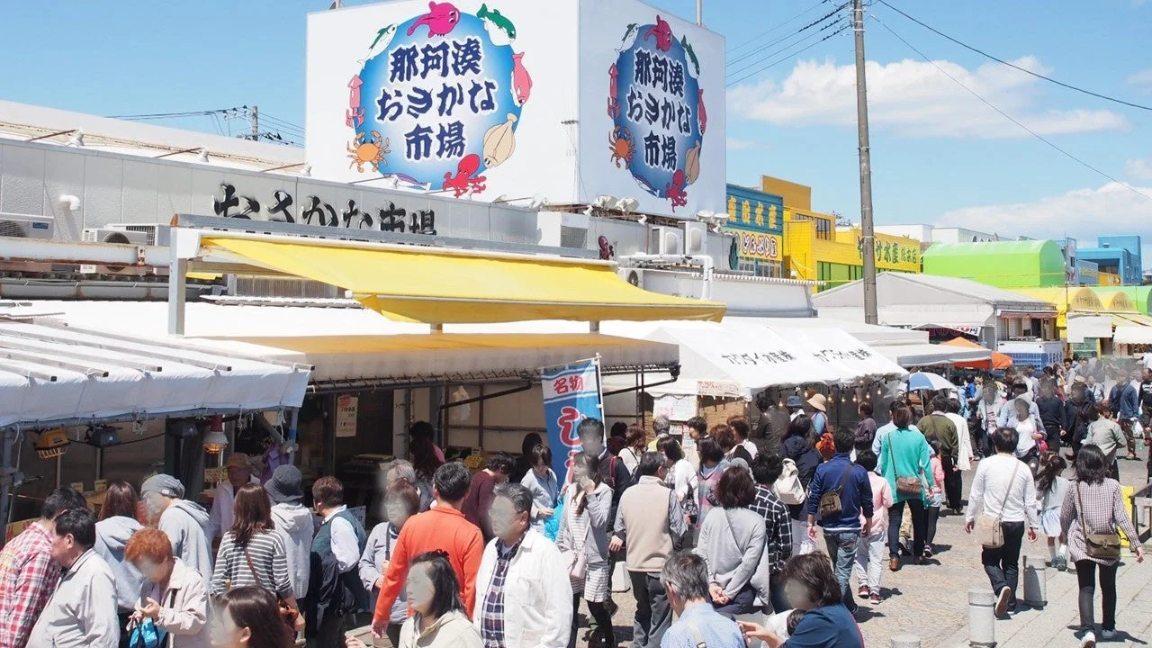那珂湊おさかな市場の様子
