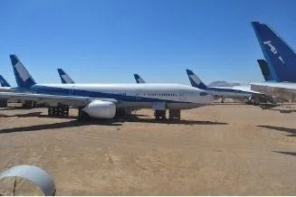 モハーヴェ空港の飛行機群