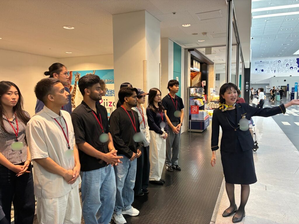神戸国際大学、神戸空港で航空業界を学ぶ実地授業を3年連続で実施