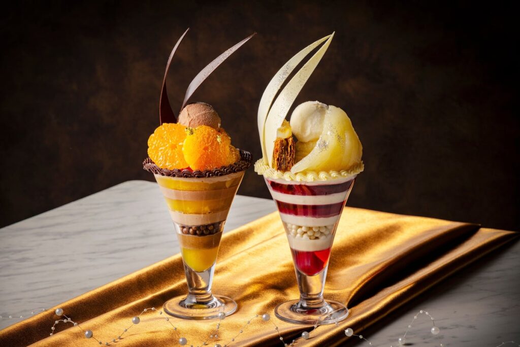 冬の果実にチョコレートを重ねた2つの味わい ウィンターパフェ11月1日より販売開始