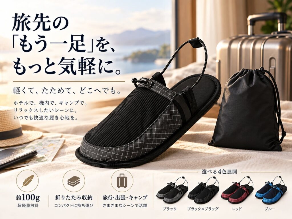 旅先で「もう一足ほしい」を、もっと気軽に