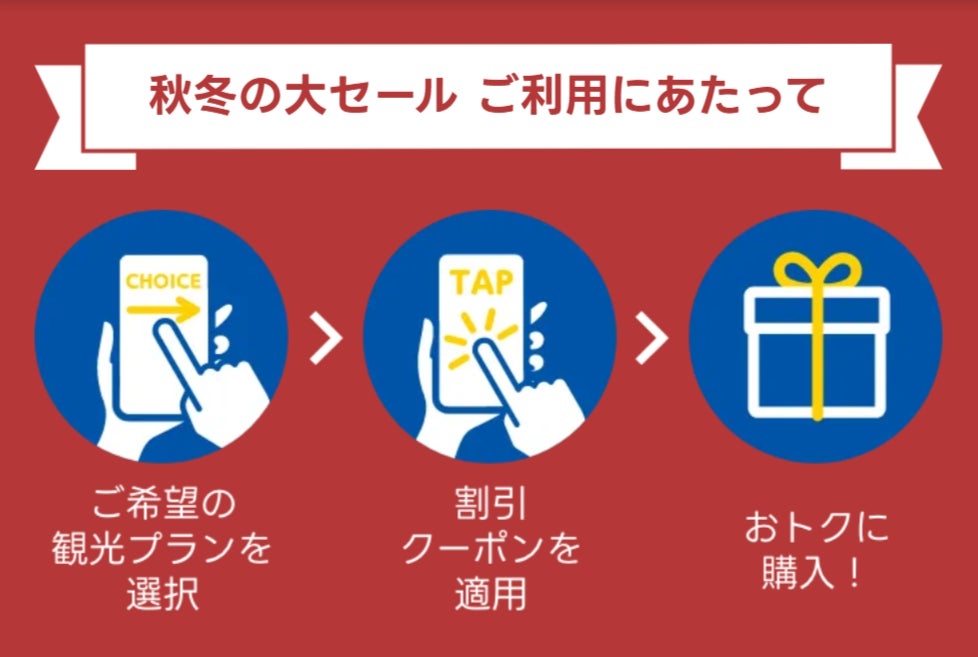 人気施設の入場券や体験コンテンツ が10%OFF!「EX旅先予約 秋冬の大セール」を開催