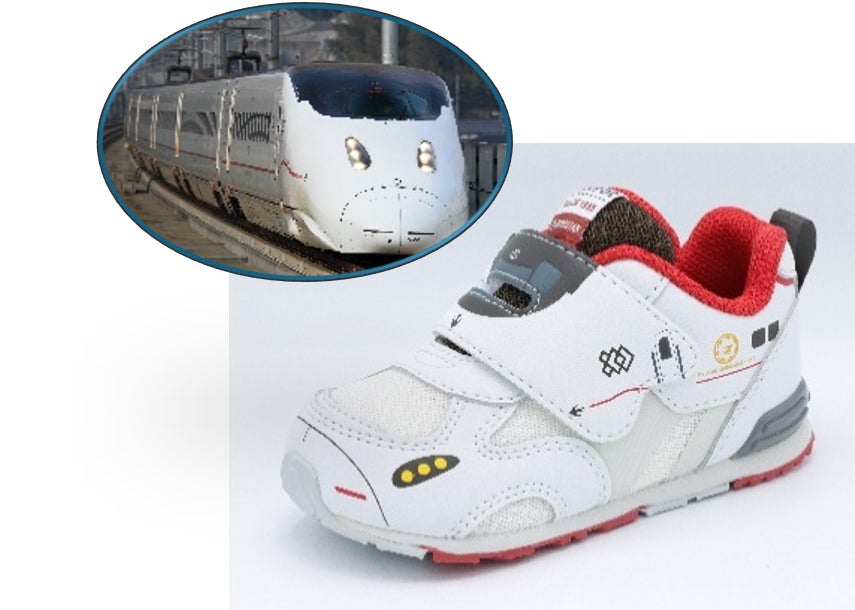 JR九州の列車×Carrot®キッズシューズ第2弾！人気列車が特別な一足に。