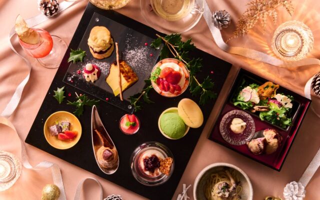 SORANO HOTEL、いちごが彩るクリスマス限定「和のアフタヌーンティー」を12月1日から提供