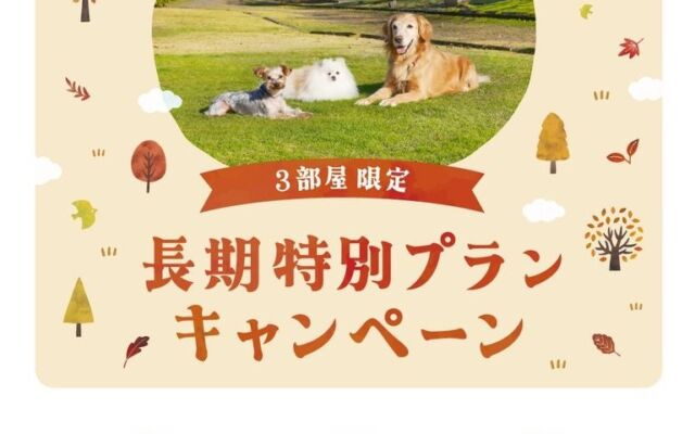ペットケア＆アダプションセンター日光 長期滞在に特化したペットホテルの「長期特別プラン」を販売開始