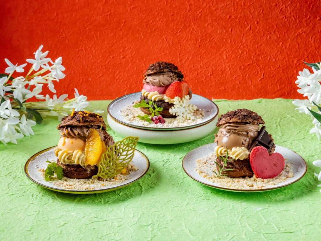 さんぴん茶×チョコレートの月替わりシュー「さんぴんシュー・ショコラ」が登場　ESTINATE HOTEL 那覇で12月1日から冬季限定メニュー